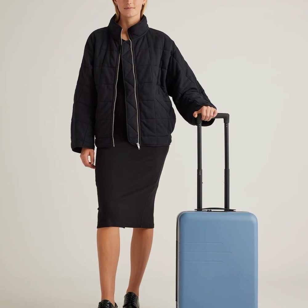Quince Small Carryon Suitcase in Light Blue (See Photos for dimensions No bundle - Picture 2 of 8